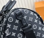 LV Monogram Shadow Keepall Bandouliere 50 In Black - Image 7