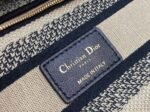 Dior Lady D-Lite Medium Bag Faux in Brown Toile de Jouy Embroidery - Image 8