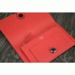 Rose lipstick copy Hermes Dogon combine wallet - Image 5