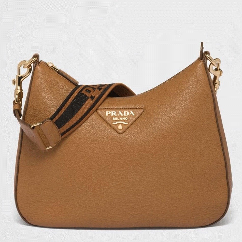 AA3C9E89-E107-CC74-EB64-83D05BED204E.jpg Designer Prada Shoulder Bag Replica in Brown - Image 1