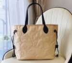 Louis Vuitton Econyl Regenerated Nylon Neverfull MM Tote In Cream - Image 3