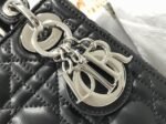 Dior Lady Dior Mini Bag Fake in Noir - Image 6