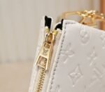 Louis Vuitton Coussin PM Bag In Cream With Jacquard Strap - Image 9