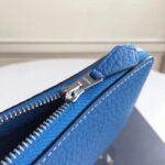 Blue Best Replica Hermes Wallet Azap Zipped - Image 4