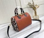 Louis Vuitton Monogram Empreinte Wild At Heart Speedy 25 Bandouliere Handbag In Caramel Brown - Image 2