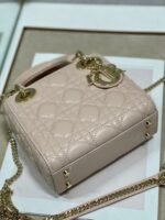 Dior Lady Dior Mini Bag Replica in Powder - Image 3