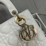 Dior Small Lady Dior My ABCDior Bag Faux in White - Image 3