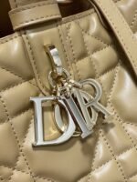 Dior Toujours Medium Bag Fake in Tan Macrocannage Calfskin - Image 5