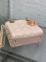 Dior Lady Dior Mini Bag Fake in Pink - Image 4