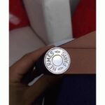 Dark Blue Canvas Knockoff Hermes Cabag Elan Casual Tote - Image 4