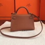 Gold Swift Replica Hermes Kelly 20cm Premium Quality Bag - Image 8