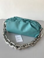 Faux Bottega Veneta The Chain Pouch Bag Lake Green - Image 3