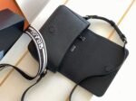 Prada Flap Shoulder Bag Knockoff in Black - Image 2