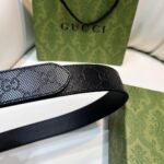 Square G reversible leather belt - Image 7