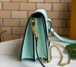 Louis Vuitton Dauphine Lugano MM Bag In Bleu Azur Blue - Image 4