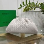 Replica Bottega Veneta Large Pouch Clutch Bag White - Image 2
