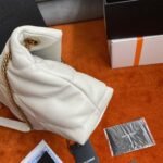 Replica Saint Laurent Puffer Small Chain Bag White Lambskin - Image 3