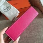 Rose Red Epsom Knockoff Hermes Kelly Pochette Chic Mini Bag - Image 2