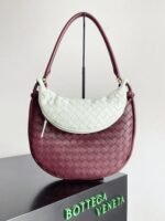 Replica Bottega Veneta Gemelli Medium Bag Barolo/Glacier - Image 9