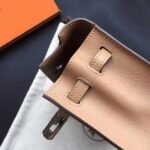 Brown Swift Leather High Quality Replica Hermes Kelly Danse Classic Purse - Image 2