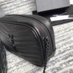 Replica Saint Laurent Lou Mini Bag Black - Image 3