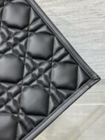 Dior Medium Book Tote Bag Fake with Strap in Black - Image 8