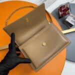 Knockoff Saint Laurent Sunset Medium Chain Bag Taupe Calfskin - Image 10