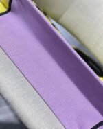 Dior Large Book Tote Bag Faux in Yellow D-Jungle Pop Embroidery - Image 6