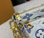 Louis Vuitton LV By The Pool Monogram Tiles Canvas Multi Pochette Accessoires In Lagoon Blue - Image 7