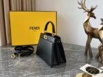 Top Quality Replica Fendi Peekaboo ISeeU Petite Bag In Black Nappa Leather - Image 6