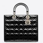 Dior Lady Dior Large Bag Replica in Black