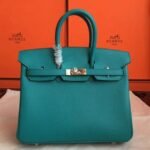 Blue Paon Hermes Birkin 25cm High-End Replica