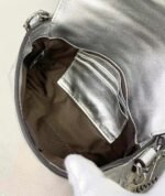 Top Quality Replica Fendi Small Baguette Bag In Silver FF - Image 5