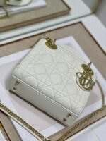 Dior Lady Dior Mini Bag Fake in White - Image 9