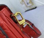 LV Monogram Empreinte Leather Metis In Red - Image 8