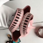 Pink Hermes Picotin Lock 18cm handbag with braided handles replica - Image 2