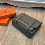 Grey Luxury Replica Hermes Steve Messenger Bag - Image 6