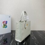 Prada Symbole Small Bag Replica with Topstitching in White - Image 8