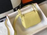 Replica Hermes Lindy Mini handbag in jaune poussin clemence leather - Image 8