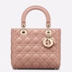 Dior Lady Dior Medium Bag Fake in Blush