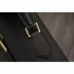 Black Calf Leather Replica Top Hermes Kelly Depeche 38cm Professional Briefcase - Image 3