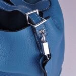 Blue replica Hermes Picotin Lock handbag - Image 4