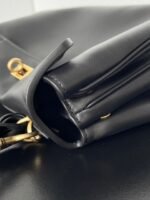 Knockoff Balenciaga Rodeo Medium Bag Black Calfskin - Image 2