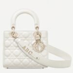 Dior Small Lady Dior My ABCDior Bag Faux in White