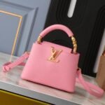 Louis Vuitton Capucines Mini Capucines Handbag In Pink
