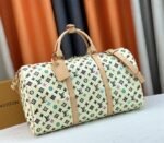 Louis Vuitton Monogram Craggy Keepall Travel 50 Bag In Vanilla - Image 2