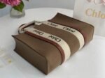 Top Quality Replica Chloe Medium Woody Tote Bag In Brown Felt - Image 3