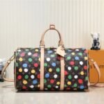 Louis Vuitton X YK Monogram Canvas Keepall Bandouliere 45 Travel Bag