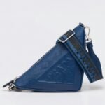 Prada Triangle Shoulder Bag Replica in Blue