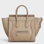 Celine Mini Luggage Tote Bag Replica in Dune